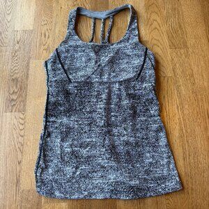 Oalka Space Dye Workout Tank Top Size Small